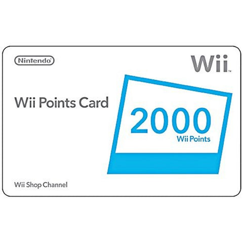 2000 Points Card