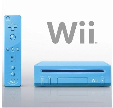 Nintendo Wii Blue Console