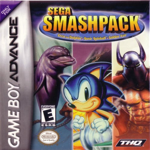 Sega Smash Pack Ecco the Dolphin / Golden Axe / Sonic Spinball - Nintendo Game Boy Advance