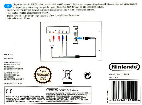 Wii Component Video Cable