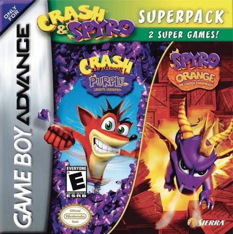 Crash and Spyro Super Pack - Nintendo Game Boy Advance