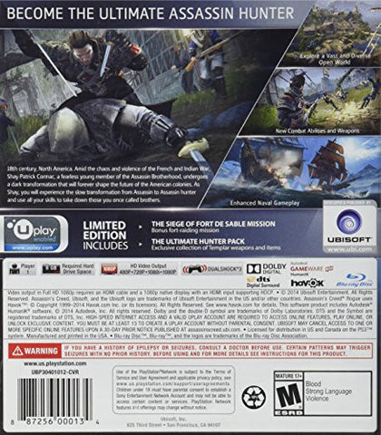 Assassin's Creed Rogue PlayStation 3