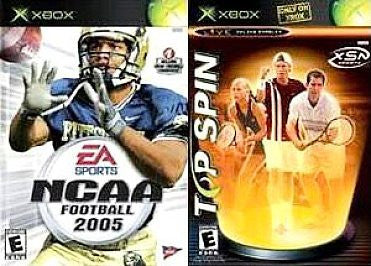 Top Spin/ NCAA Football 2005 - Xbox