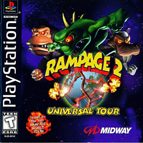 Rampage 2 Universal Tour - Sony PlayStation 1