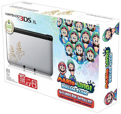 Nintendo 3DS XL Mario & Luigi Dream team Limited Edition (Silver)