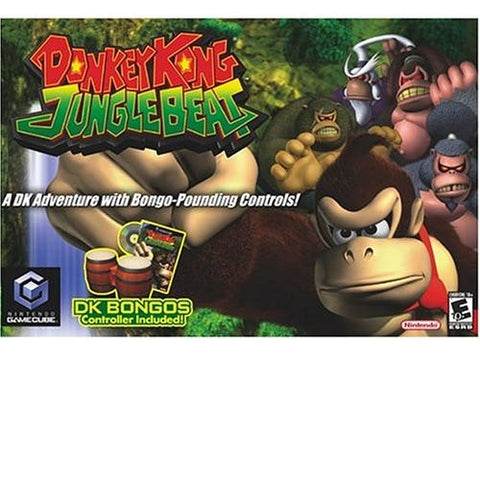 Donkey Kong Jungle Beat with Bongos Gamecube