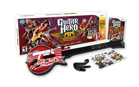 Guitar Hero Aerosmith Bundle Nintendo Wii Wireless bundle