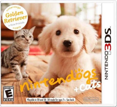 Nintendogs + Cats: Golden Retriever and New Friends - Nintendo 3DS