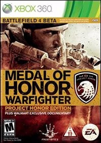 Medal of Honor Warfighter Project Honor Edition (Xbox 360) Plus Walmart Exclusive Documentary Battlefield 4 Beta