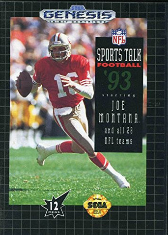 Sports Talk Football '93 Starring Joe Montana and all 28 NFL Teams