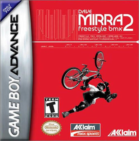 Dave Mirra Freestyle BMX 2 - Nintendo Game Boy Advance