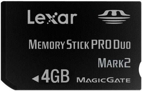 Lexar Memory Stick Pro Duo 4 GB Gaming Edition Flash Memory Card LMSPD4GBGSBNA