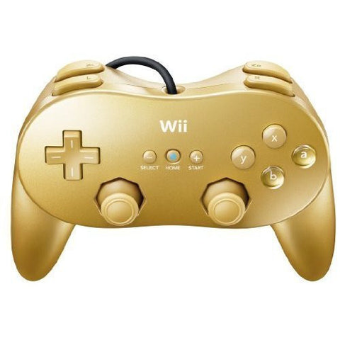 Wii Classic Controller Pro Gold