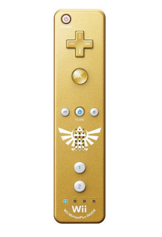 Nintendo Wii Remote Plus Gold Zelda Edition