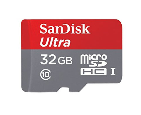 SanDisk Ultra 32GB Uhs-I/class 10 Micro SDHC Memory Card Up To 48MB/S With Adapter SDSDQUAN-032G-G4A