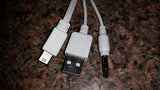 iHOME USB 2.0 Male to Mini B Male 3.5mm Jack Plug Phone Audio Cable Transfer Cable