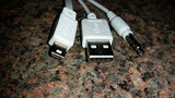 iHOME USB 2.0 Male to Mini B Male 3.5mm Jack Plug Phone Audio Cable Transfer Cable