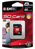 EMTEC Class 4 SDHC Flash Memory Card, 8 GB