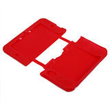 HDE Nintendo 3DS XL/LL Original Soft Silicone Protective Gel Grip Skin Case Cover (Red)