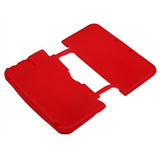 HDE Nintendo 3DS XL/LL Original Soft Silicone Protective Gel Grip Skin Case Cover (Red)