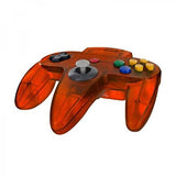 Nintendo 64 Controller Fire Transparent Orange