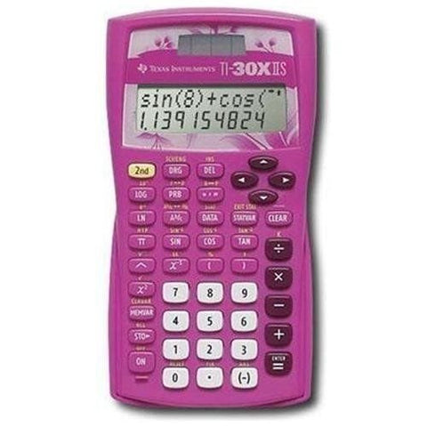 NEW Pink Texas Instrument Calculators TI-30X IIS Scientific Calculator LCD Calc