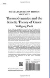 Thermodynamics and the Kinetic Theory of Gases: Volume 3 of Pauli Lectures on Physics (Dover Books on Physics)