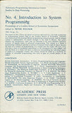 ALGOL 60 implementation;: The translation and use of ALGOL 60 programs on a computer, (A.P.I.C. studies in data processing)