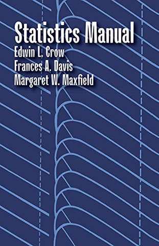 Statistics Manual (Dover Books on Mathematics)