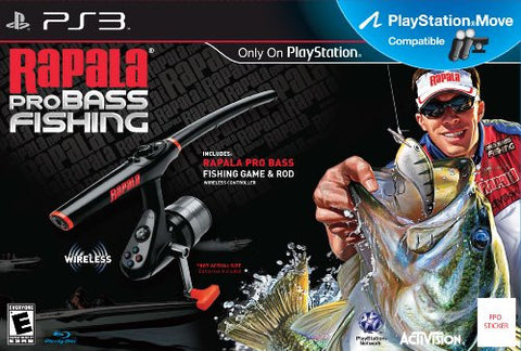 Rapala Pro Bass Fishing with Rod Peripheral - Playstation 3