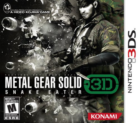 Metal Gear Solid Snake Eater 3D - Nintendo 3DS