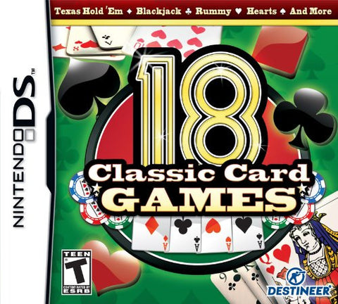 18 Classic Card Games - Nintendo DS