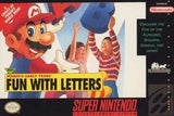 Mario's Early Years: Fun with Letters - Nintendo Super NES