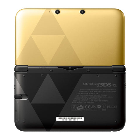 Nintendo 3DS XL Gold/Black Limited Edition Bundle with The Legend of Zelda: A Link Between Worlds