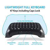 Gamers Digital Mini Bluetooth Keyboard for PlayStation 4 - Black