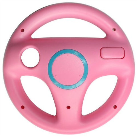 eForBuddy Mario Kart Racing Steering Wheel for Nintendo Wii Remote, Pink