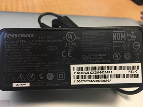 Original OEM Lenovo ADLX65NCC2A 65W 20V 45N0480 Ideapad Notebook Ac Adapter