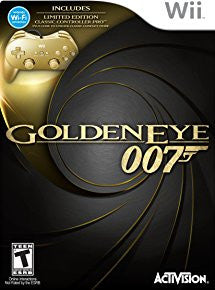 James Bond 007: Golden Eye Bundle W/ Gold Controller &  Tee Shirt - Nintendo Wii