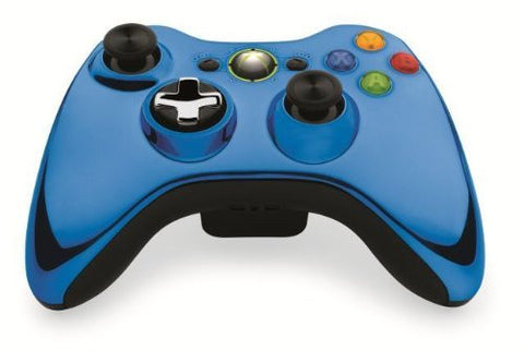 Xbox 360 Wireless Controller Chrome Blue