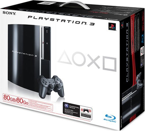 Sony Playstation 3 Console 80GB Black