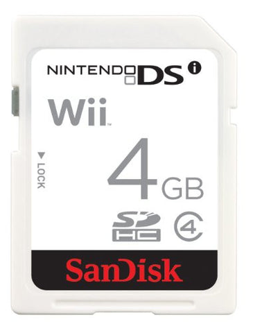 Sandisk 4GB Gaming SD Card For Nintendo DSi - Retail Pack