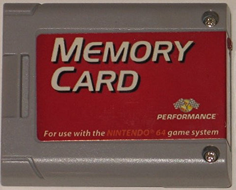 Standard Memory Card in Red - Nintendo 64